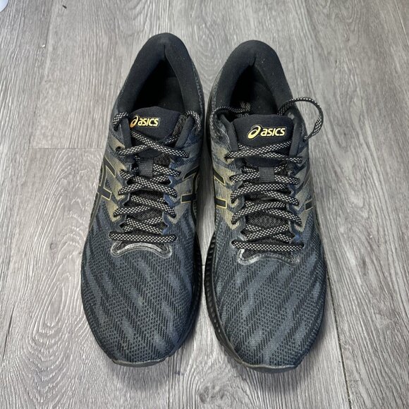 Asics Gel Jadeite Mens Sz 10 Black Gold Athletic Running Shoes Sneakers 1011B401 main image 5